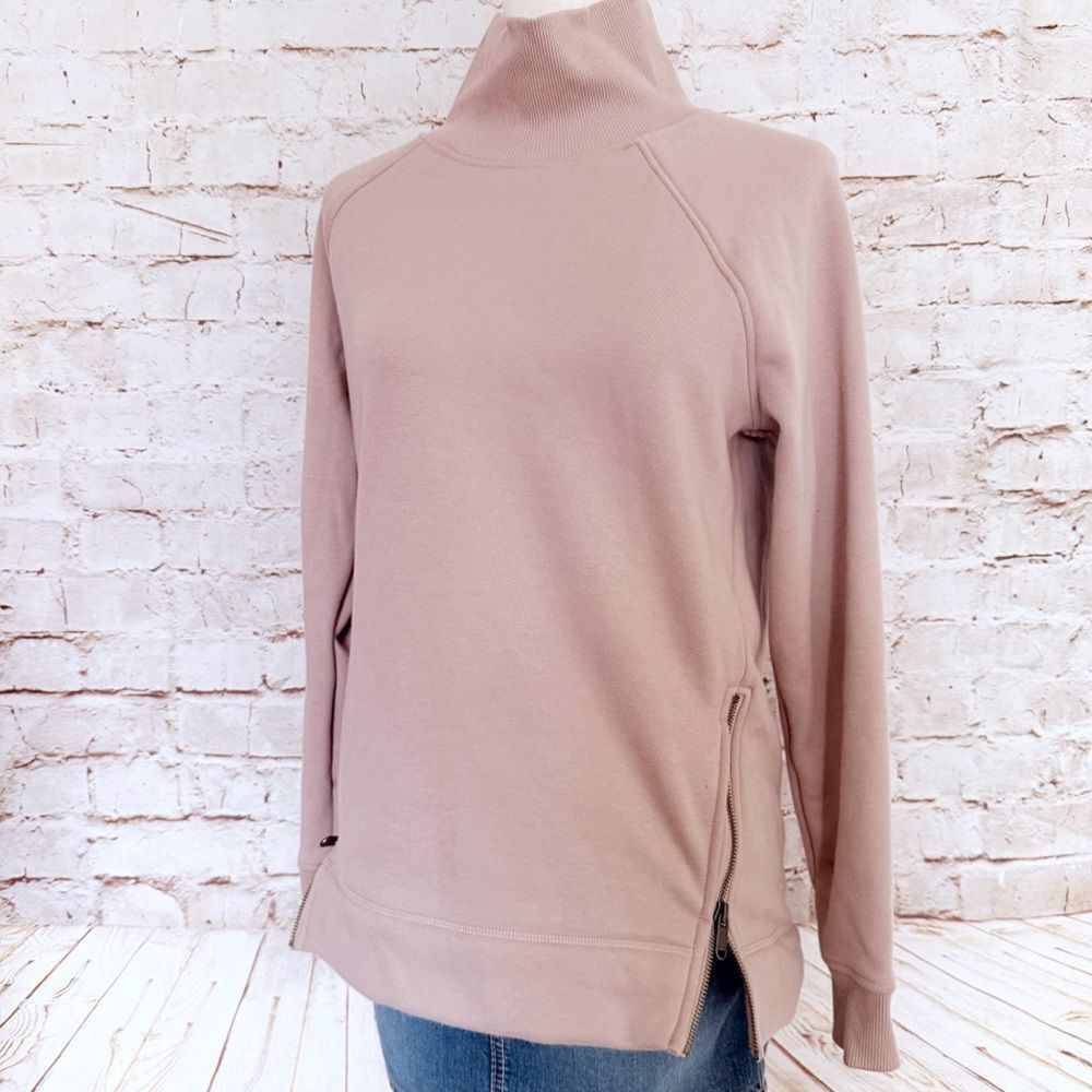 Athleta Cozy Karma funnel neck pullover